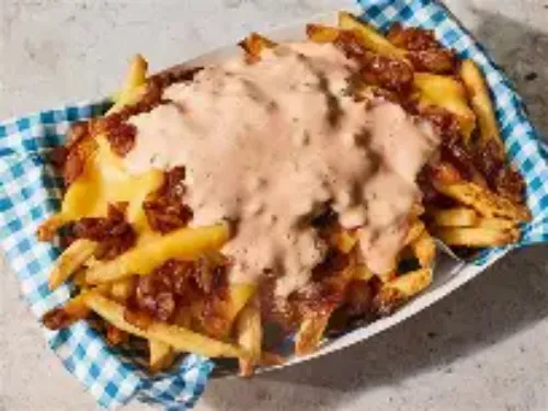Animal fries chicken